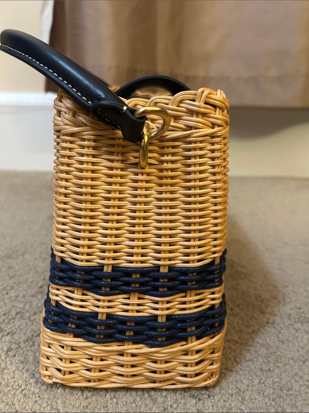 J.McLaughlin Faith Wicker Handbag - Picture 5 of 16